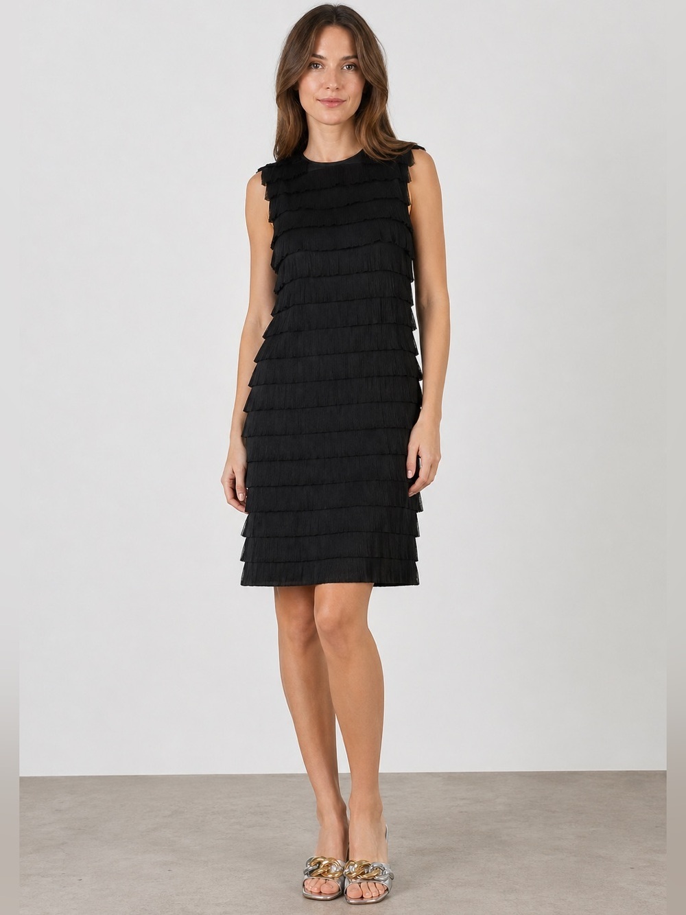 BURBERRY Silk Shift Dress